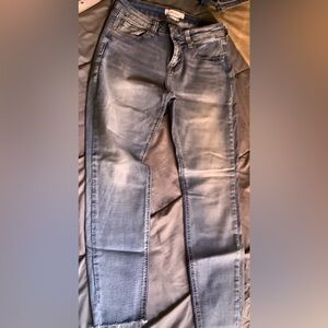 Pistola Woman Light Blue distressed bottom Straight leg Jeans